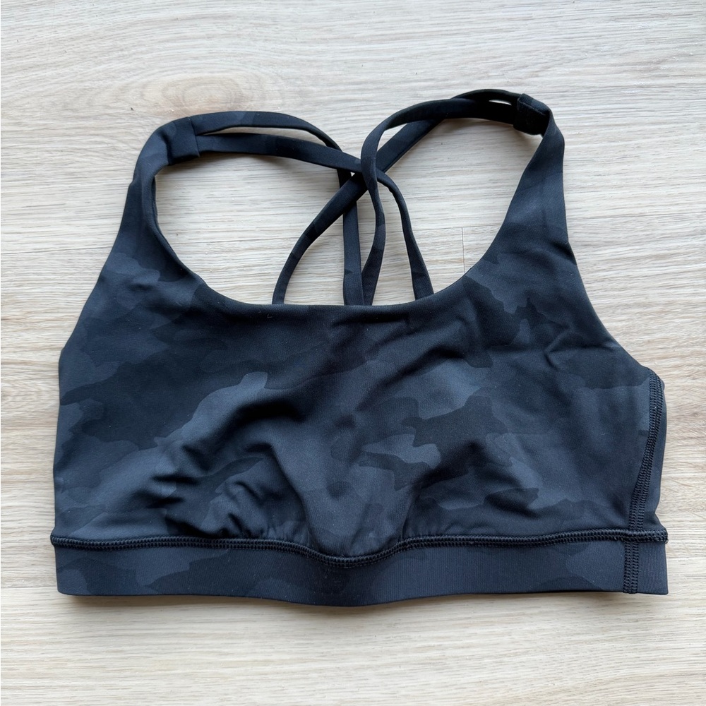 Lululemon camo sports bra